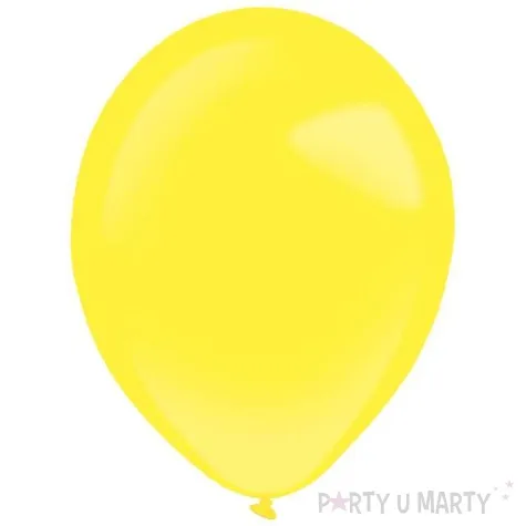 balony decor premium standard zolte amscan 11 50 szt