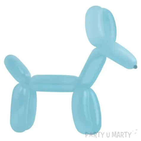 balony decorator modeliny niebieskie jasne amscan 45 100 szt