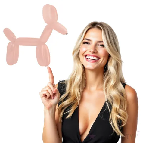 balony decorator modeliny rozowe jasne amscan 45 100 szt