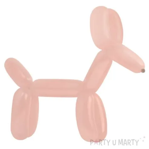 balony decorator modeliny rozowe jasne amscan 45 100 szt