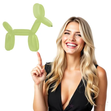 balony decorator modeliny zielone jabluszko amscan 45 100 szt