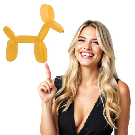 balony decorator modeliny zolte ciemne amscan 45 100 szt