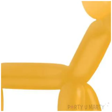 balony decorator modeliny zolte ciemne amscan 45 100 szt