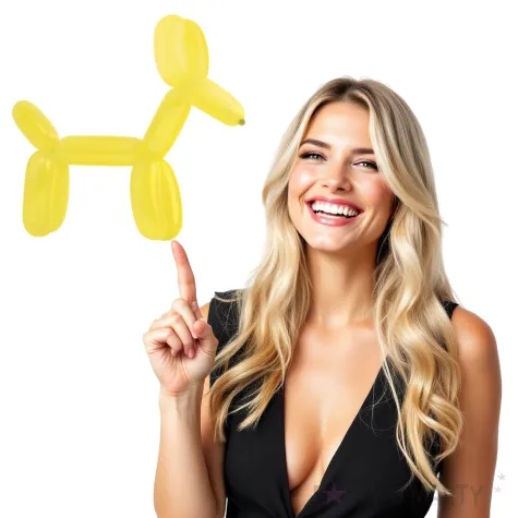 balony decorator modeliny zolte jasne amscan 45 100 szt