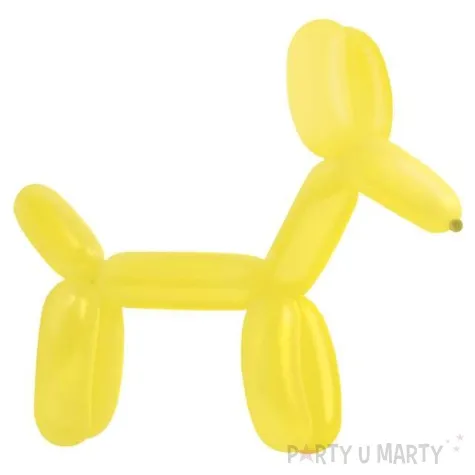 balony decorator modeliny zolte jasne amscan 45 100 szt