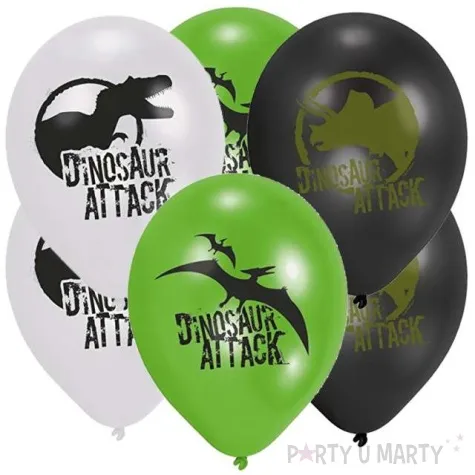 balony dinozaury mix amscan 9 6 szt