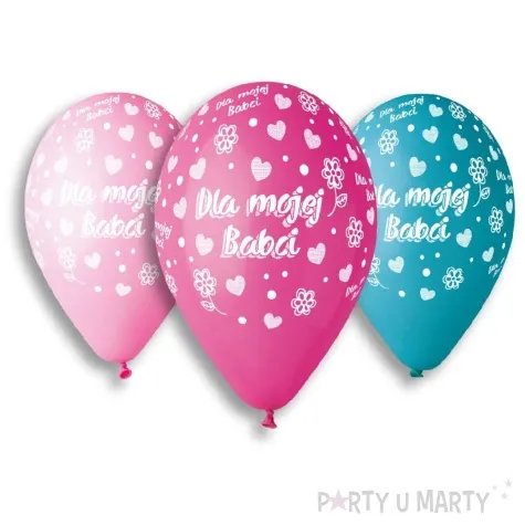 balony dla mojej babci mix gemar 13 5 szt