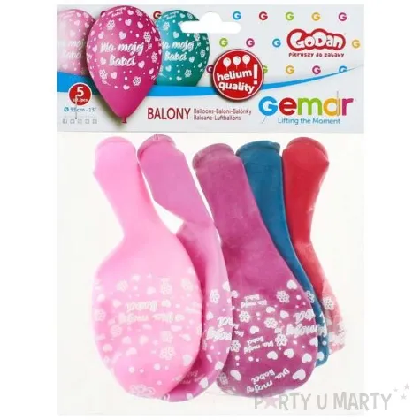 balony dla mojej babci mix gemar 13 5 szt