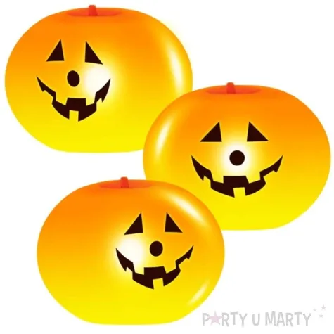 balony dynie swiecace pomaranczowy partypal 10 3 szt shp