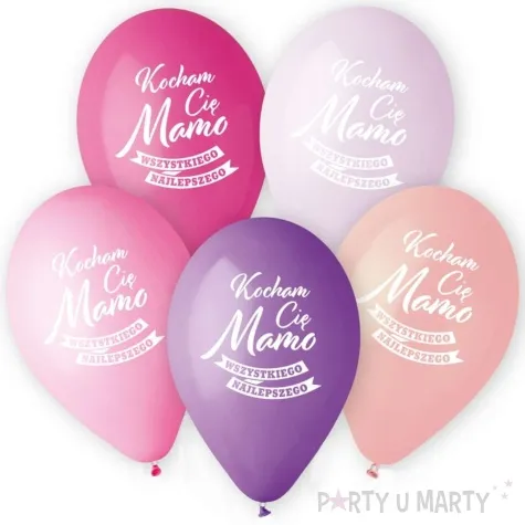 balony dzien matki kocham cie mamo gemar 13 5 szt