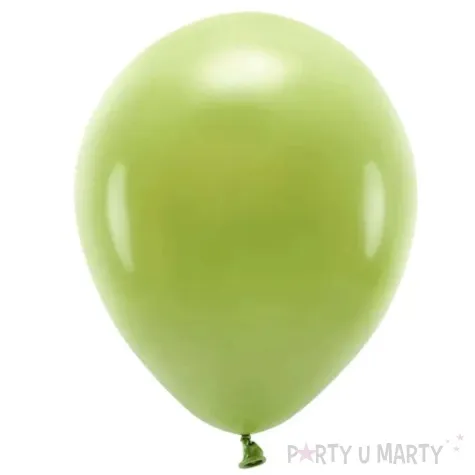 balony eco oliwkowy partydeco 10 10 szt