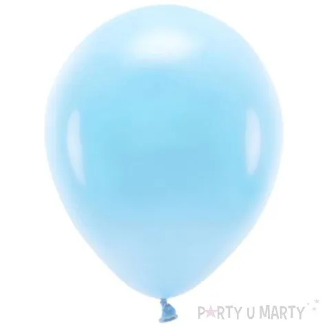 balony ekologiczne blekitne partydeco 10 10 szt