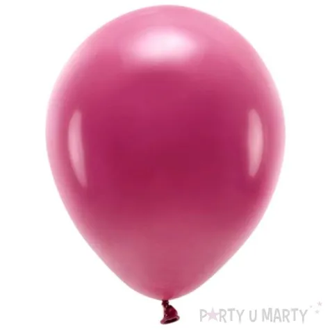 balony ekologiczne bordo partydeco 10 10 szt