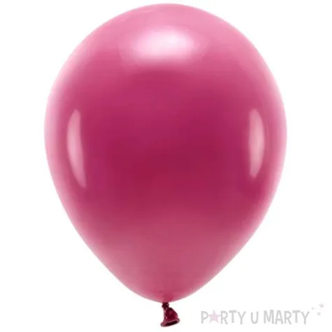 balony ekologiczne bordowe partydeco 12 10 szt
