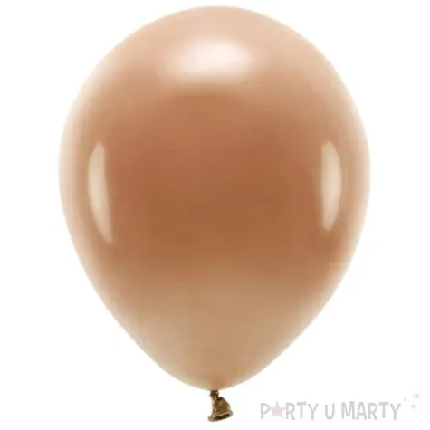 balony ekologiczne brazowe czekoladowe partydeco 12 10 szt