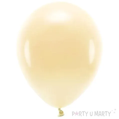 balony ekologiczne brzoskwiniowe jasne partydeco 12 10 szt