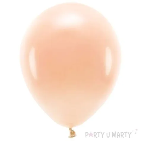balony ekologiczne brzoskwiniowe partydeco 12 10 szt