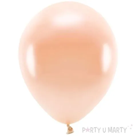 balony ekologiczne brzoskwiniowy metalik partydeco 10 10 szt
