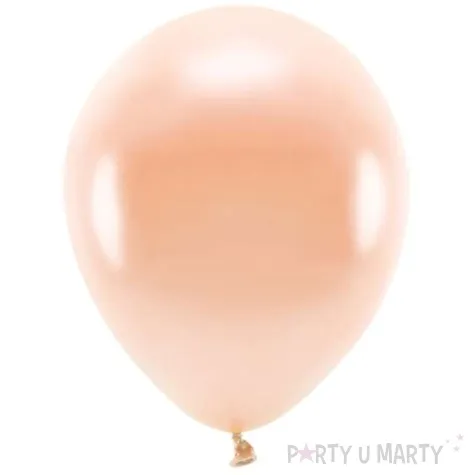 balony ekologiczne brzoskwiniowy metalik partydeco 12 10 szt