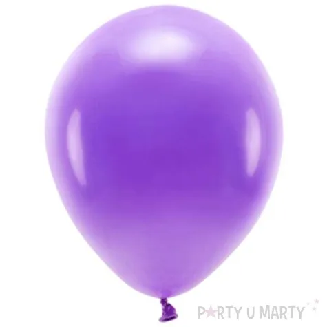balony ekologiczne fioletowe partydeco 10 10 szt