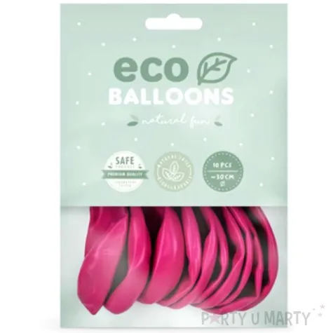 balony ekologiczne fuksja partydeco 10 10 szt