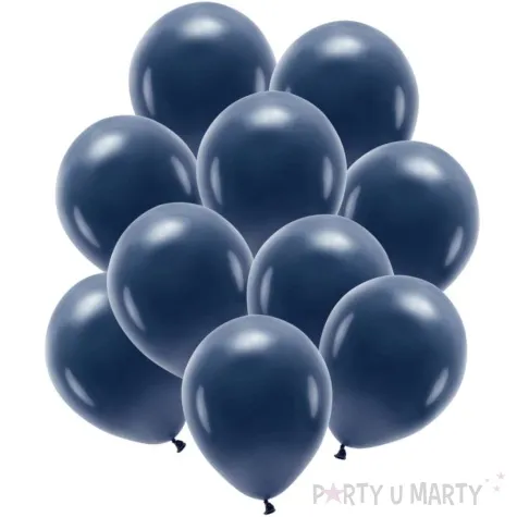 balony ekologiczne granatowy ciemny partydeco 12 10 szt