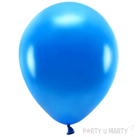 balony ekologiczne granatowy metalik partydeco 10 10 szt