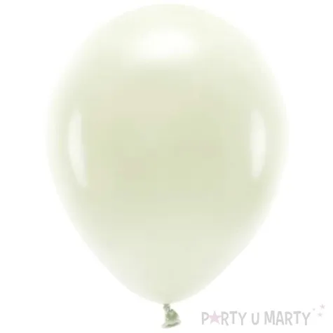 balony ekologiczne kremowe partydeco 10 10 szt