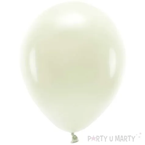 balony ekologiczne kremowe partydeco 10 100 szt