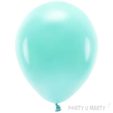 balony ekologiczne mietowe ciemne partydeco 10 100 szt