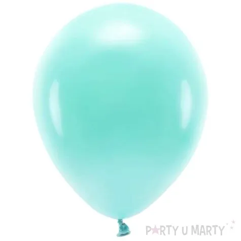 balony ekologiczne mietowe ciemne partydeco 12 10 szt