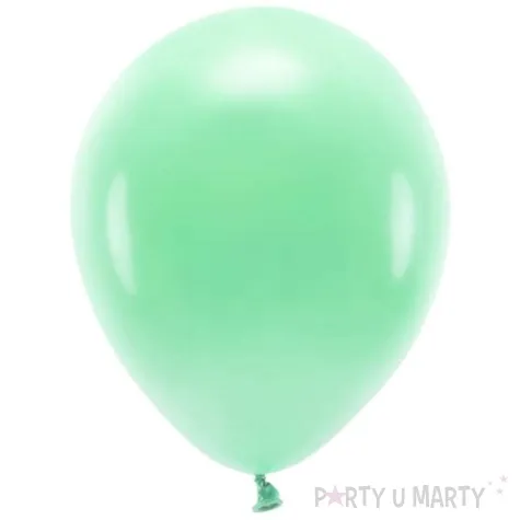 balony ekologiczne mietowe partydeco 10 10 szt