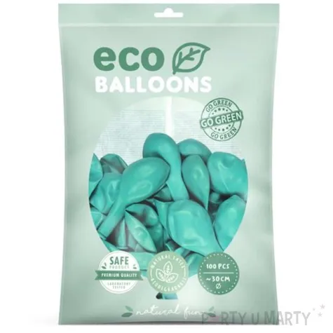 balony ekologiczne mietowe partydeco 12 100 szt