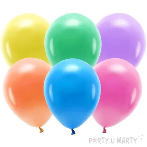 balony ekologiczne mix partydeco 10 10 szt