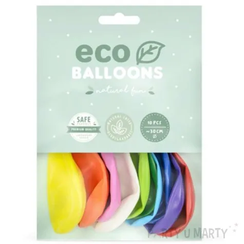 balony ekologiczne mix partydeco 10 10 szt