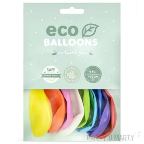 balony ekologiczne mix partydeco 12 10 szt