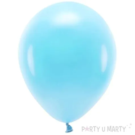 balony ekologiczne niebieskie jasne partydeco 12 10 szt