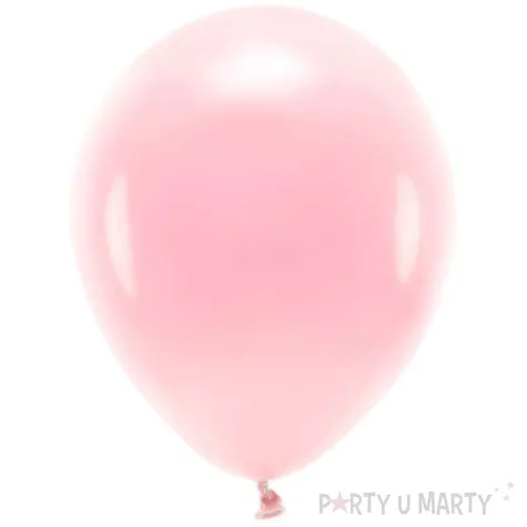 balony ekologiczne rozowe jasne partydeco 12 100 szt