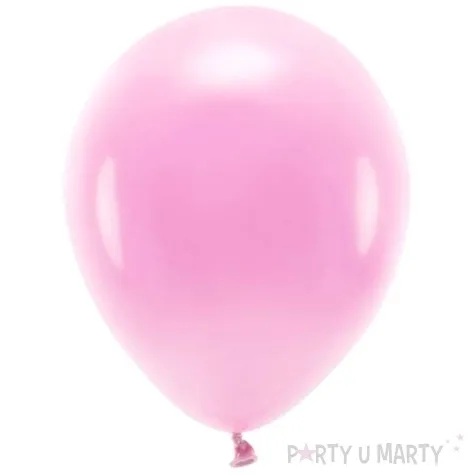 balony ekologiczne rozowe partydeco 12 10 szt