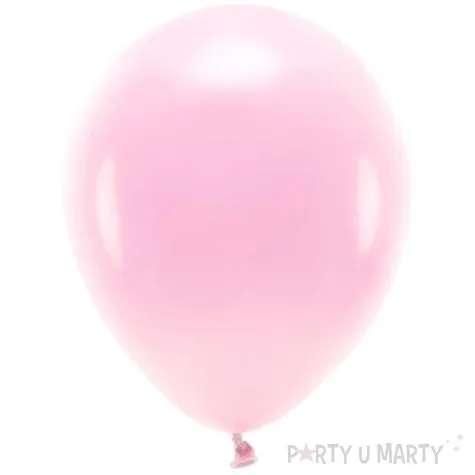 balony ekologiczne rozowy jasny partydeco 12 100 szt