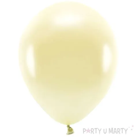 balony ekologiczne slomkowy metalik partydeco 12 10 szt