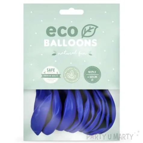 balony ekologiczne ultramaryna partydeco 12 10 szt