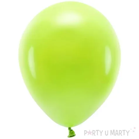 balony ekologiczne zielone jabluszko partydeco 10 100 szt
