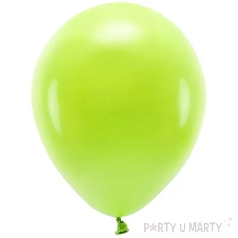 balony ekologiczne zielone jabluszko partydeco 12 100 szt
