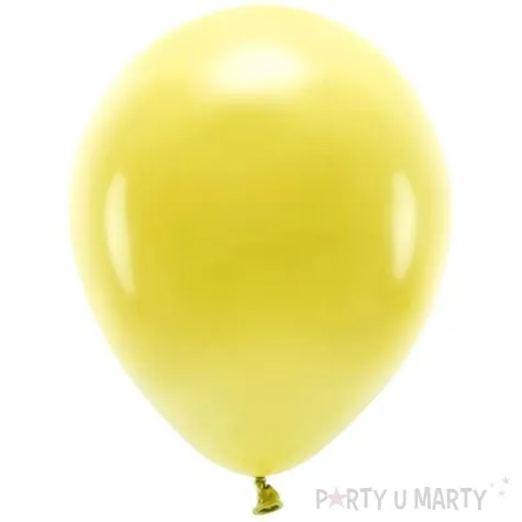balony ekologiczne zolte ciemne partydeco 12 100 szt