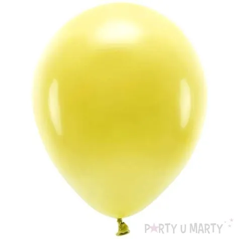 balony ekologiczne zolty ciemny partydeco 10 100 szt