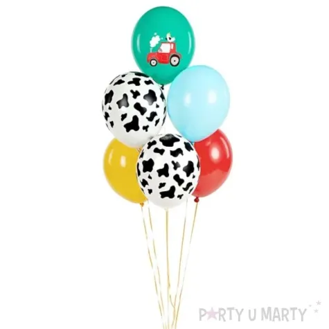 balony farma mix partydeco 12 50 szt