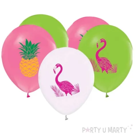 balony flamingi i ananasy godan 12 5 szt