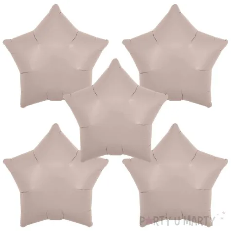 balony foliowe gwiazdy bezowy takarakosan 15 5 szt str