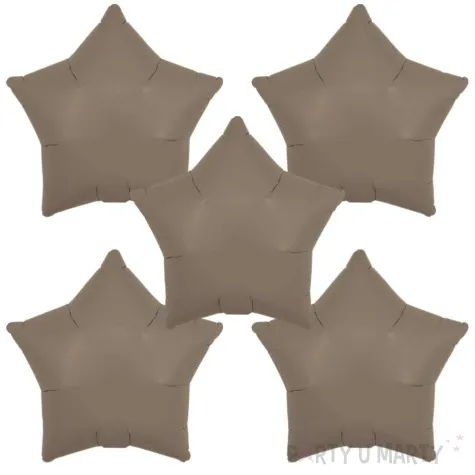 balony foliowe gwiazdy brazowy blady takarakosan 15 5 szt str